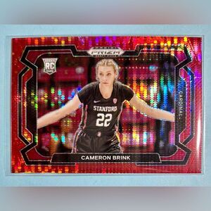 2024 Panini Prizm Draft Variation#89 Stanford Cameron Brink ,Red Pulsar (RC)/299